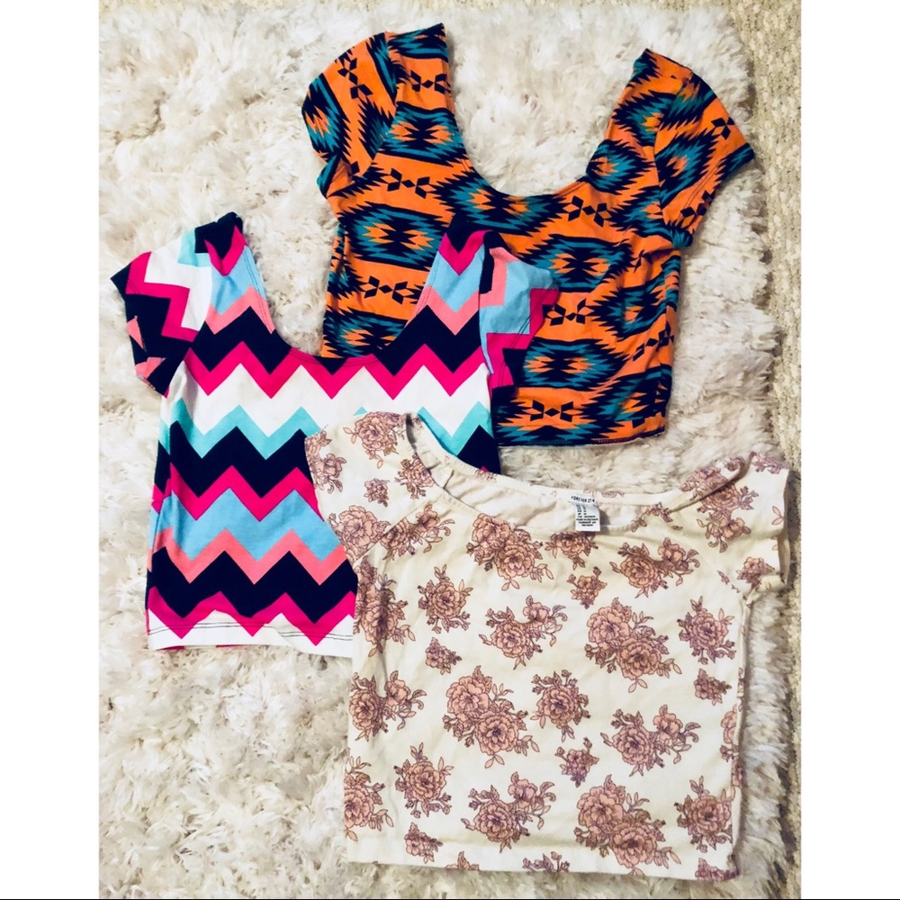EEUC 3 Set Crop Tops